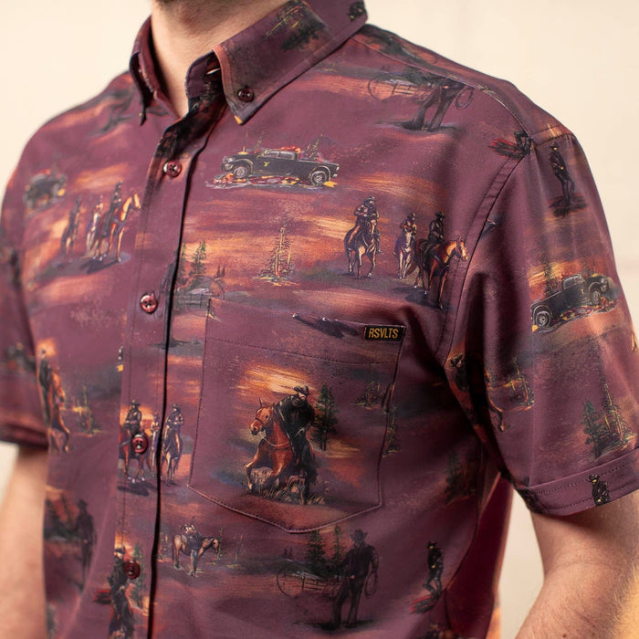 RSVLTS Yellowstone Short Sleeve Shirt Yellowstone "Tough & Merciless" – KUNUFLEX Short Sleeve Shirt