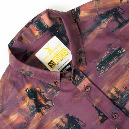 RSVLTS Yellowstone Short Sleeve Shirt Yellowstone "Tough & Merciless" – KUNUFLEX Short Sleeve Shirt
