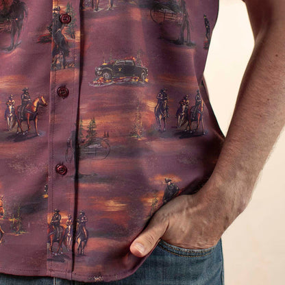RSVLTS Yellowstone Short Sleeve Shirt Yellowstone "Tough & Merciless" – KUNUFLEX Short Sleeve Shirt