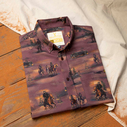 RSVLTS Yellowstone Short Sleeve Shirt Yellowstone "Tough & Merciless" – KUNUFLEX Short Sleeve Shirt